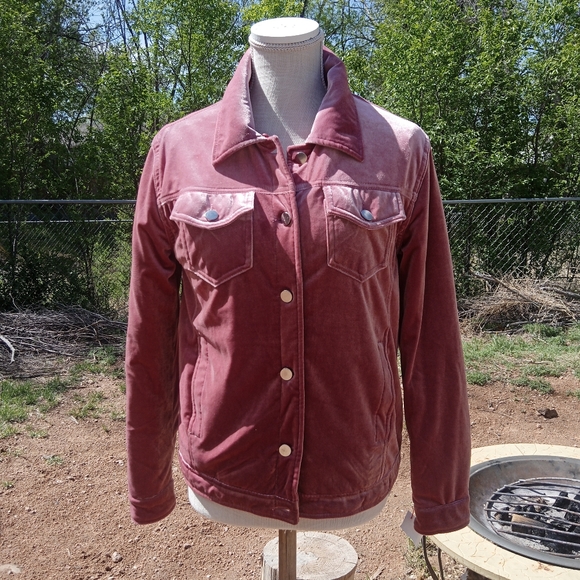 Supa Fly Velvet Barbiecore Balletcore Jacket, Great Condition, Size Small - Picture 3 of 9